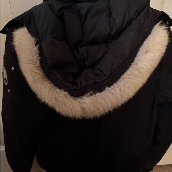 Moose knuckles Girls black winter bomber jacket - Picture 6 of 11
